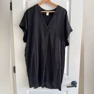 H&M Black Boho Shortsleeve Dress sz S